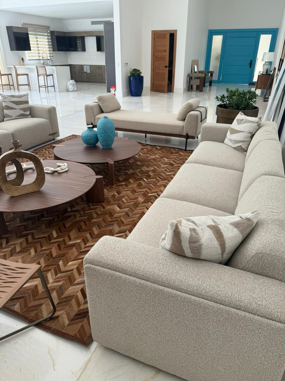 5BR New Lagos Villa - Living from Entrance